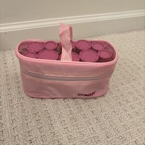 Conair Pink Storage Case with Rollers
